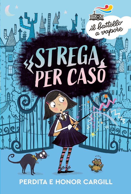 Costume Da Strega Per Bambina 3-5 Anni, Con Vestito, Cappello, Scopa, Mantello E Secchio Di Zucca, Luci LED