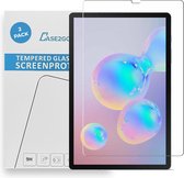 Tablet screenprotector geschikt voor Samsung Galaxy Tab S6 - Case-friendly screenprotector - 2 stuks - Tempered Glass - Transparant