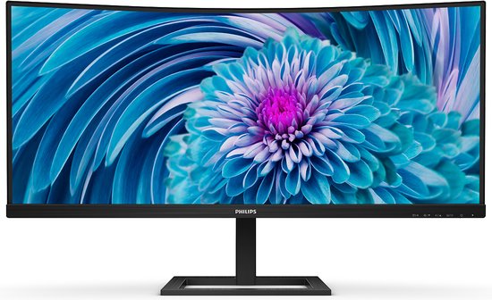 Foto: Philips 346e2cuae qhd curved ultrawide usb c monitor 65w 34 inch