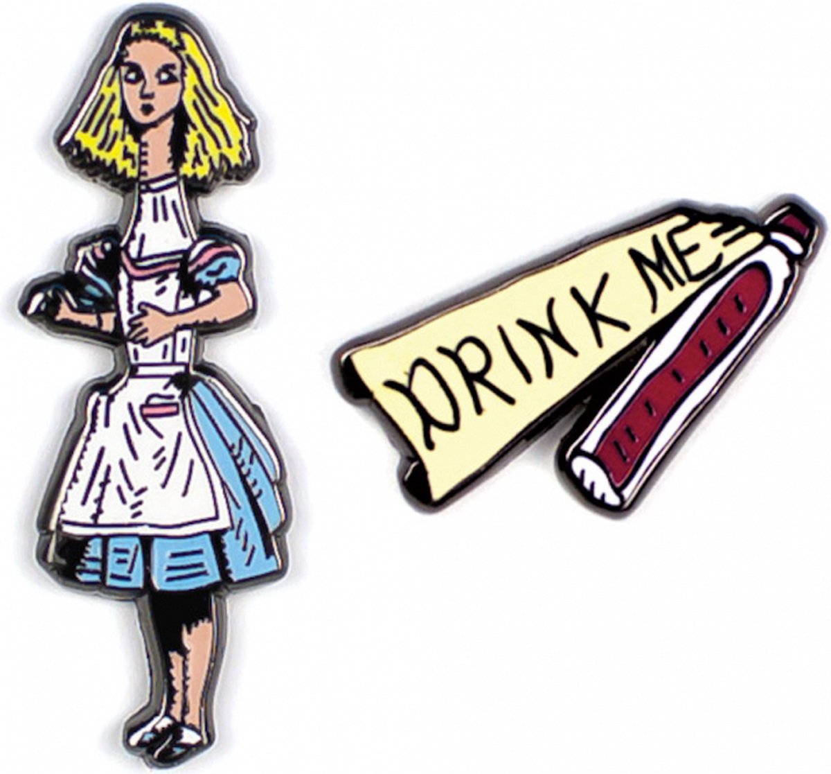 UPG Pins - Alice and Drink Me