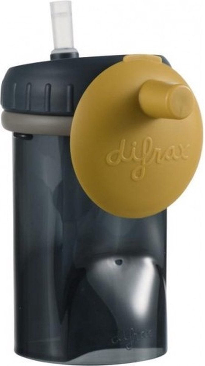 Goedkoopste Difrax - Rietjesbeker antilek - 250 ml - Orange