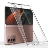 Hoesje Geschikt Voor Samsung Galaxy Z Fold 2 Silicone hardcase silicone hoesje - Galaxy Z Fold 2 backcover - Hoesje Geschikt Voor Samsung Galaxy z fold 2 hoesje - z fold 2 transparant hoesje