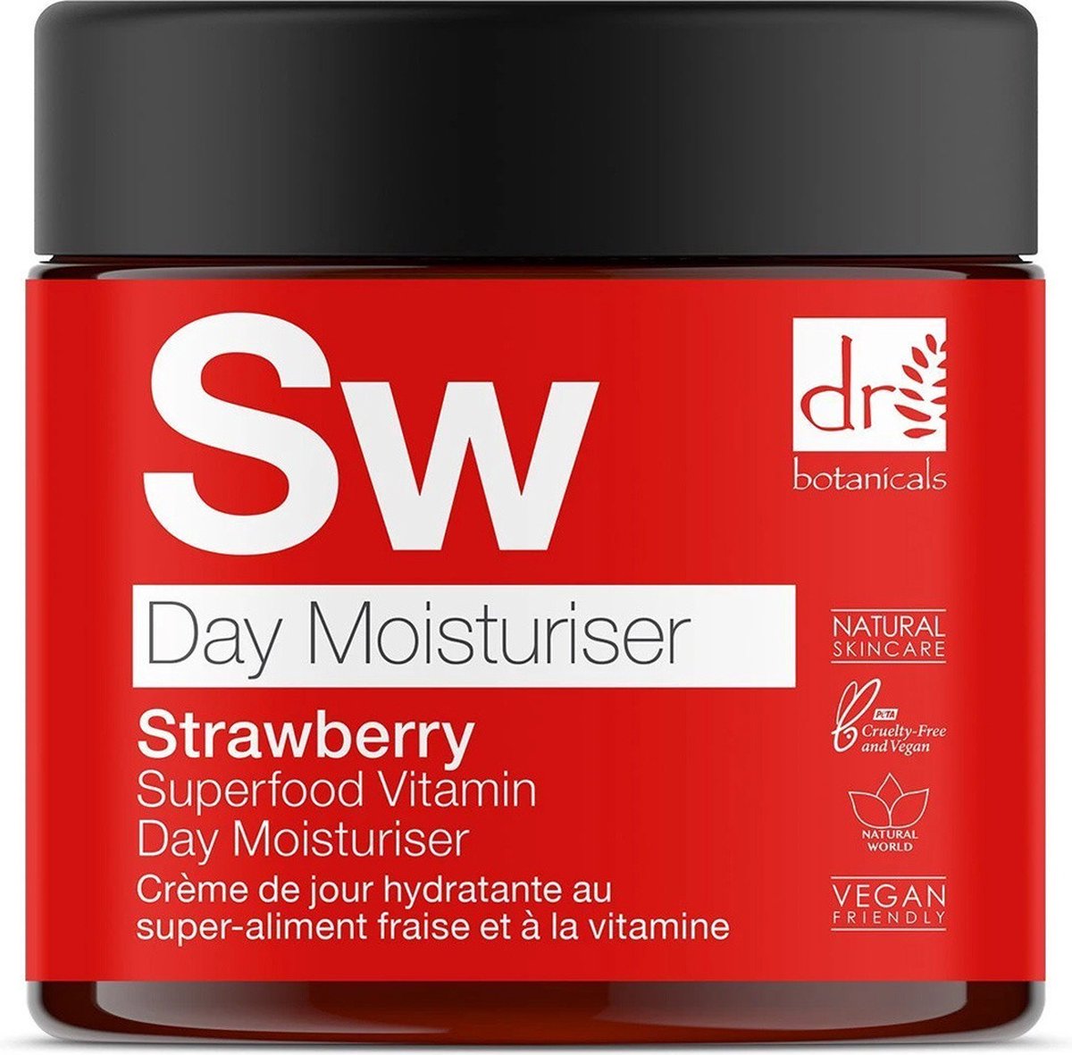 Dr Botanicals - Strawberry - Day Moisturiser - 60 ml