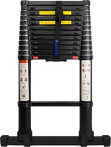 Telescoopladder 3,80 meter met telescopische stabilisatiebalk - ALDORR Professional