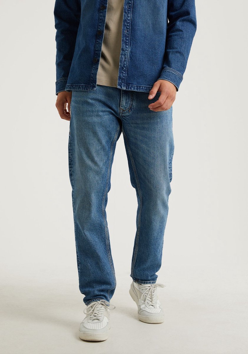 Chasin' Jeans Slim-fit jeans Ivor Pine Blauw Maat W34L34
