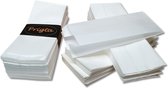Prigta - Papieren zakjes - met zijvouw - wit - 50 stuks - 150 gram - 9x7x20cm - vetvrij / Ersatz / snackzak / koekzak