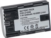 Batterie d'appareil photo compatible avec Canon LP-E6N et LP-E6NH / 2250 mAh