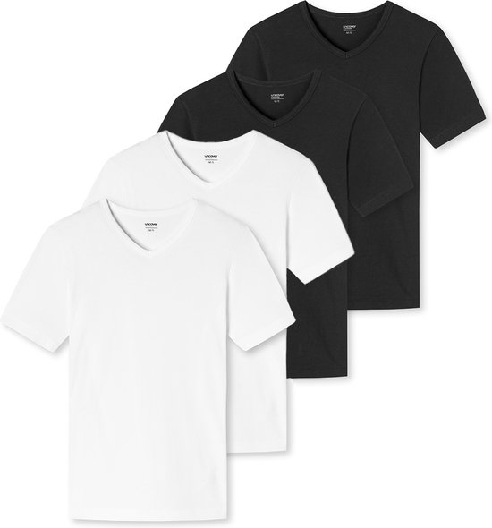 uncover by Schiesser de 4 T-shirts homme Basic