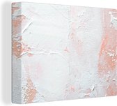 Canvas Schilderij Verf - Abstract - Design - 80x60 cm - Wanddecoratie