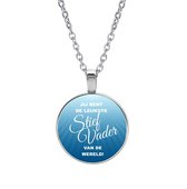 Ketting Glas - Leukste Stiefvader Van De Wereld