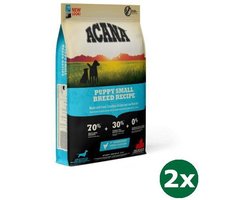 2x2 kg Acana dog puppy small breed hondenvoer