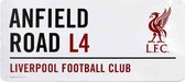 Liverpool F.C. Plaat - Anfield - Wit
