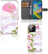 Smartphone Hoesje iPhone 14 Pro Max Book Style Case Bird Standing