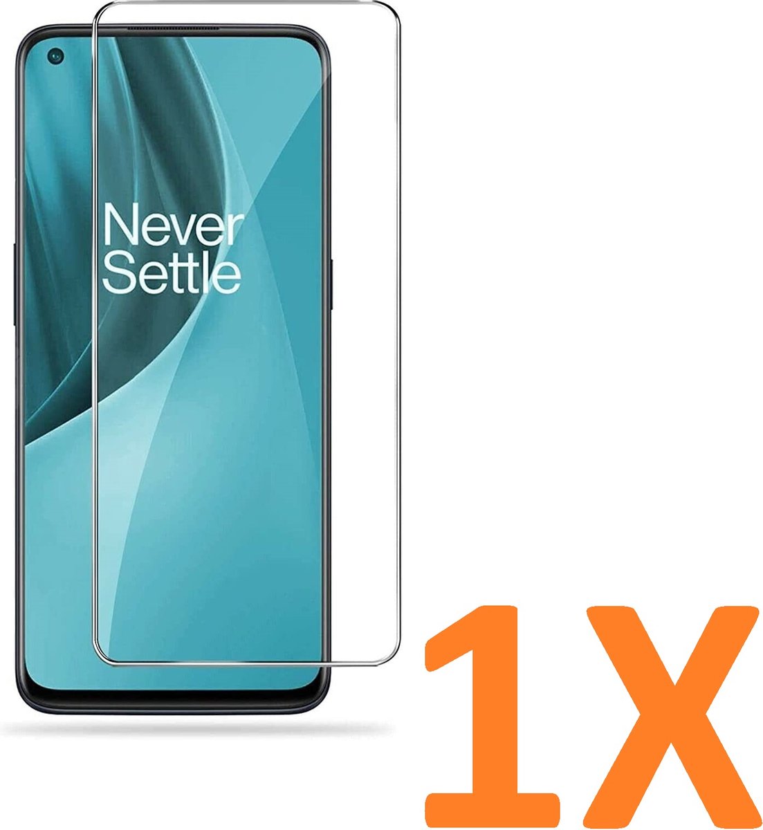 Screenprotector Glas - Tempered Glass Screen Protector Geschikt voor: OnePlus 9 - 1x