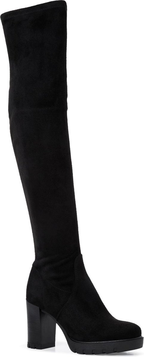 Tamaris Dames Overknee Laarzen - Zwart - Maat 39 | bol.com