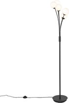 QAZQA athens-opal - Moderne Vloerlamp | Staande Lamp - 5 lichts - H 160 cm - Wit - Woonkamer | Slaapkamer | Keuken