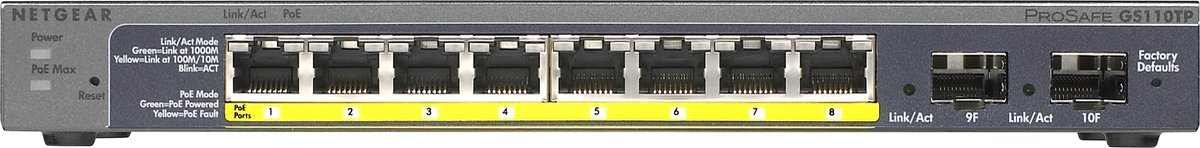Netgear ProSAFE GS110TP - Switch