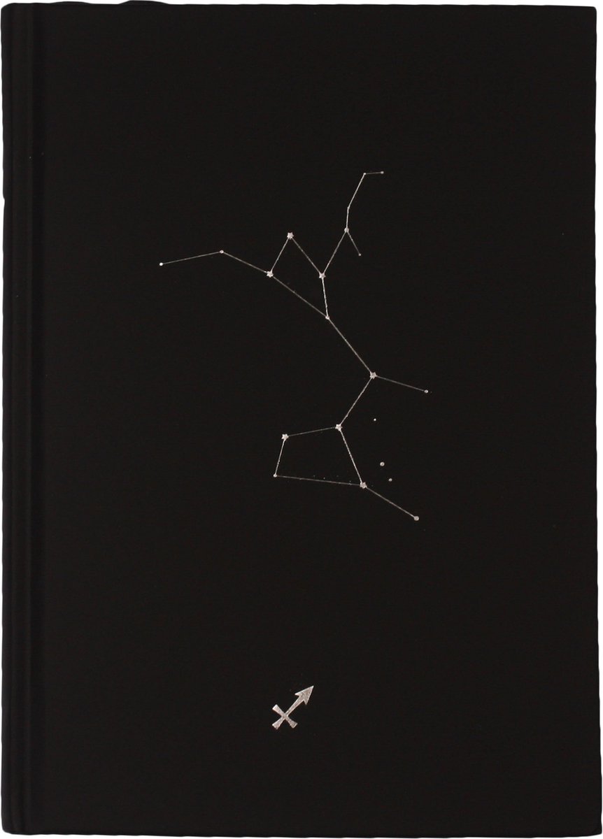 D6053-09 Dreamnotes notitieboek sterrenbeeld: boogschutter 19 x 13,5 cm