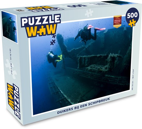 Puzzle Plongeurs lors d'un naufrage - Puzzle - Puzzle 500 pièces - Sinterklaas présente - Sinterklaas for big kids