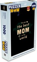 Puzzel Quotes - You are the best mom in the world - Spreuken - Mama - Legpuzzel - Puzzel 1000 stukjes volwassenen