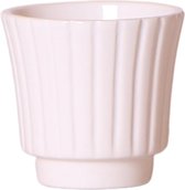 Home des colibris | Pot de fleur rétro blanc - pot décoratif en céramique blanche Ø6cm