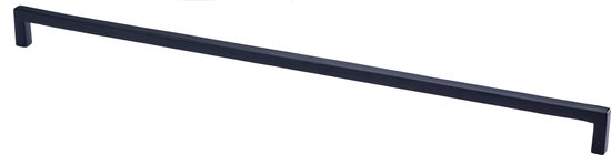 Jolie - Poignée de meuble Essence laiton / Noir 480 mm - J.0412.BK