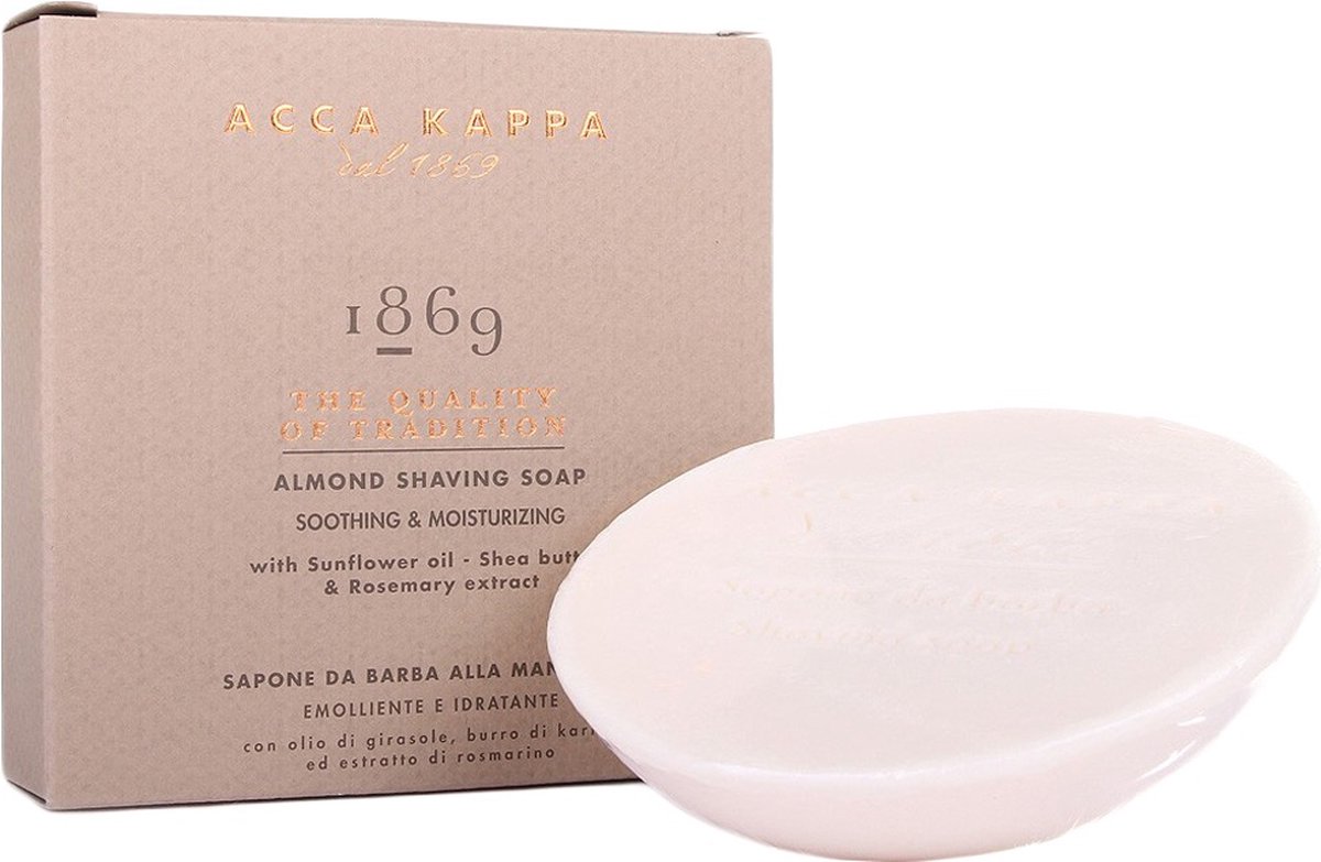Acca Kappa Scheerzeep 1869 Almond Shaving Soap Refill | bol.com