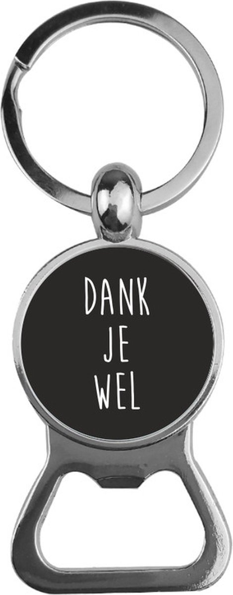 Bieropener Glas - Dank je Wel