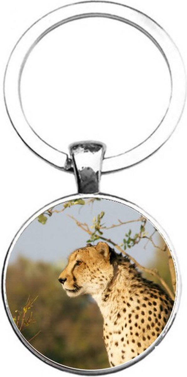 Sleutelhanger Glas - Panter