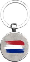 Porte-clés en Glas - Drapeau Nederland