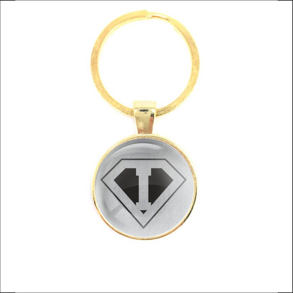 Sleutelhanger Glas - I