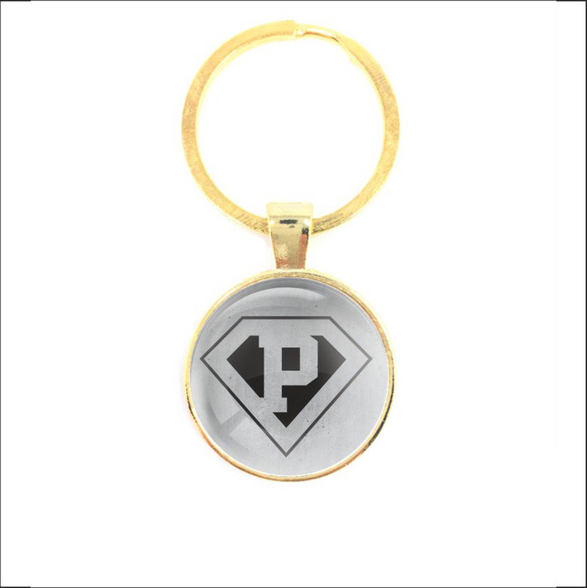 Sleutelhanger Glas - P
