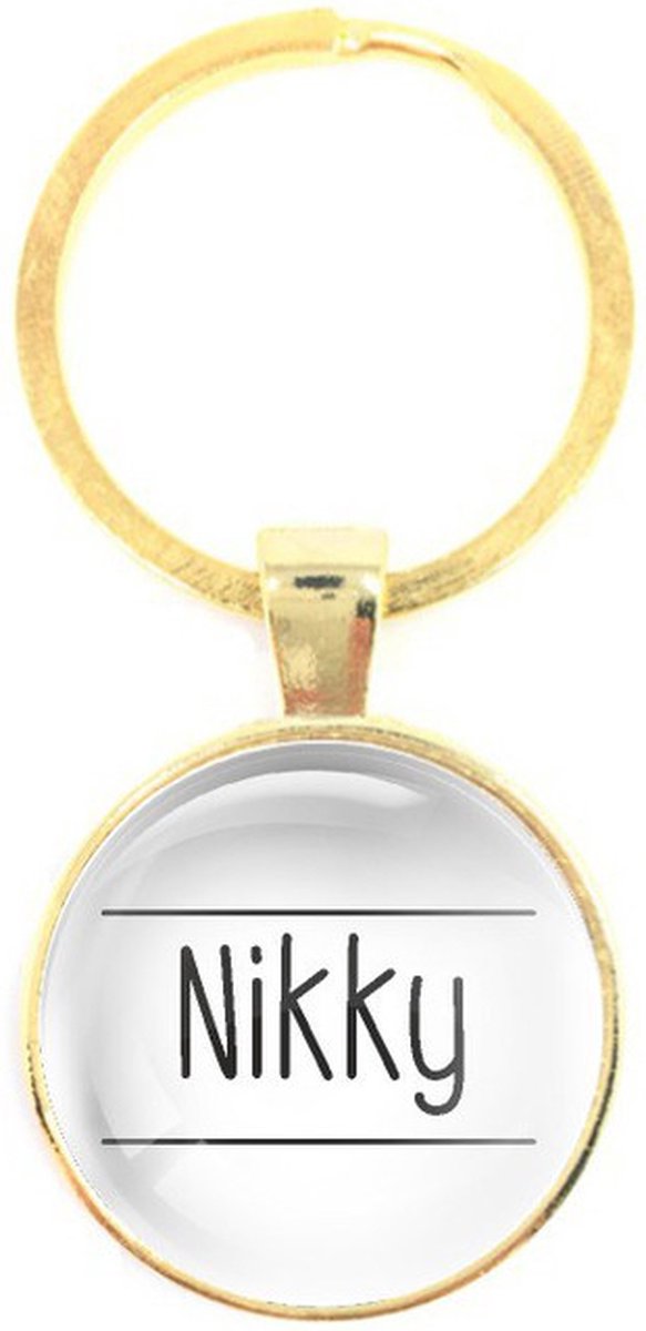 Sleutelhanger Glas - Nikky
