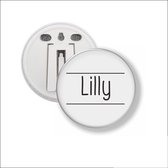 Button Met Clip 58 MM - Lilly