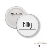 Button Met Speld 58 MM - Billy