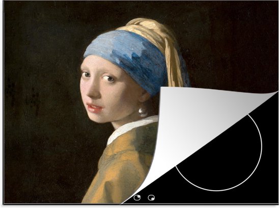 Inductie beschermer - Schilderij - Meisje met de parel - Vermeer - Oude