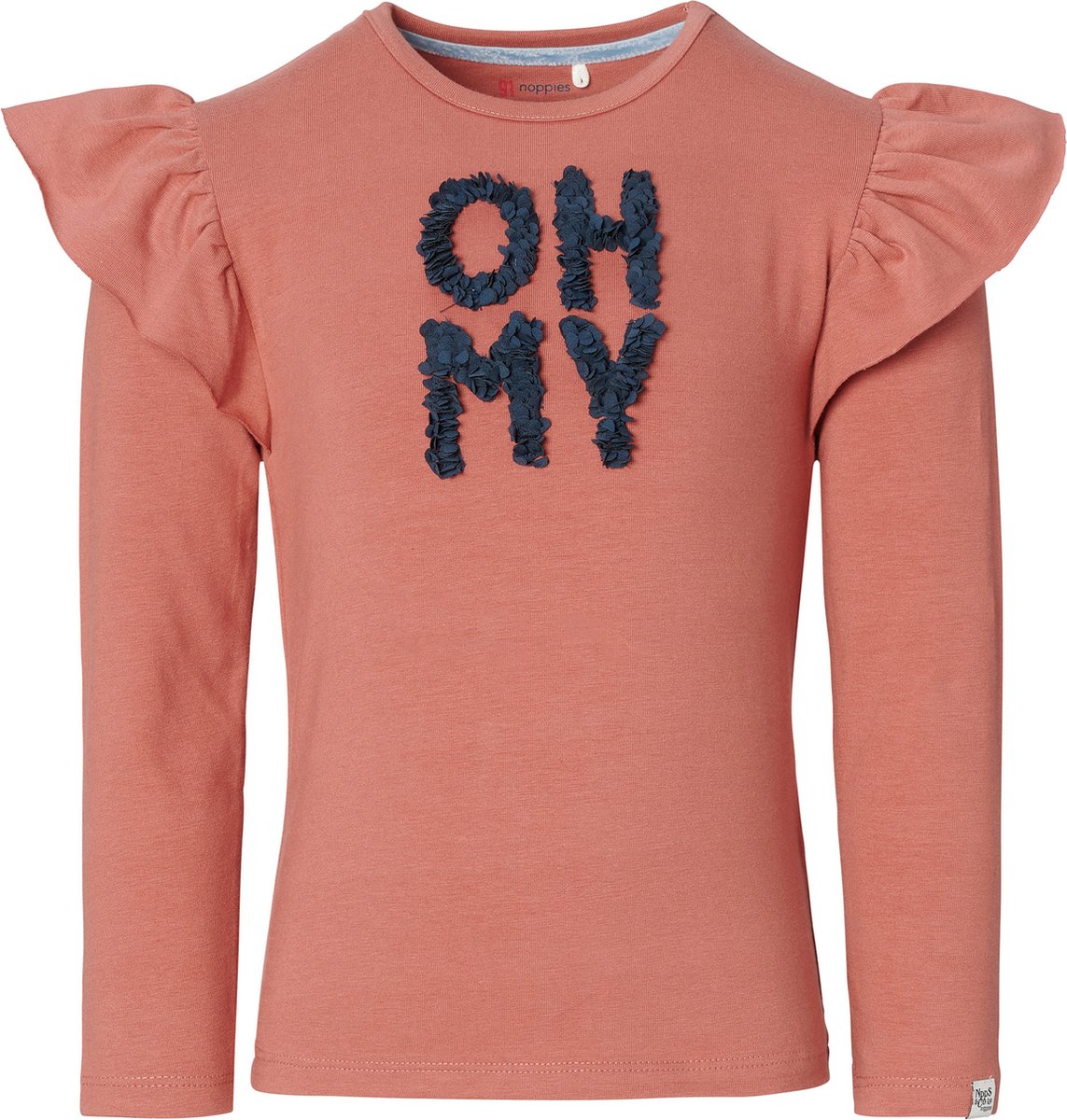 Noppies Kingsville Oatmeal Longsleeve Girls Tee Noppies Kingsville Oatmeal Longsleeve Girls Tee