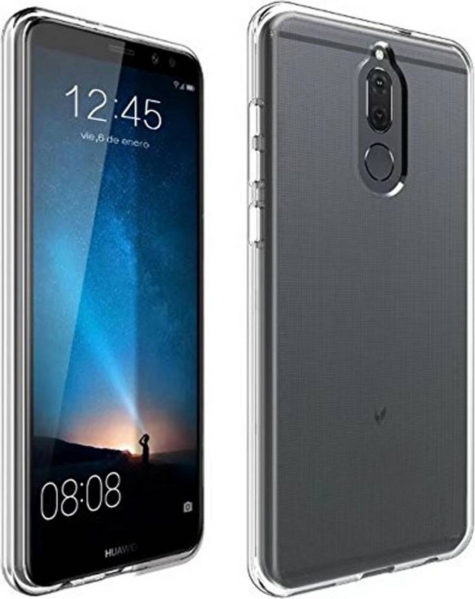 Shock Proof Case - Telefoonhoesje - Doorzichtig Hoesje voor Huawei Mate 10 Lite - Transparant Wit
