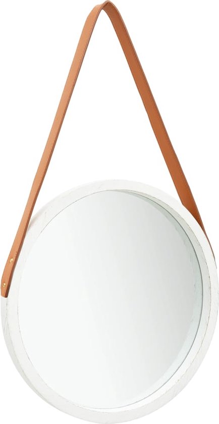 Tulup Hoogwaardige halfronde hangspiegel voor de woonkamer, 60 cm