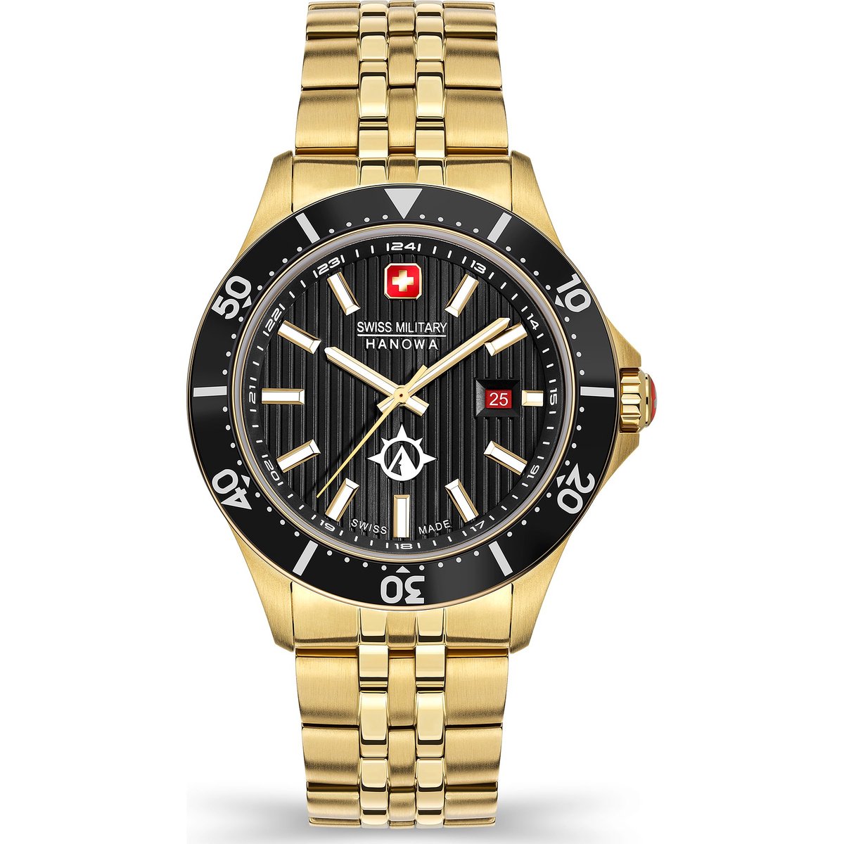 Swiss Military Hanowa - SMWGH2100610 - Polshorloge - Heren - Kwarts - Flagship X
