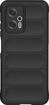 Xiaomi Poco X4 GT TPU Case hoesje - Just in Case - Effen Zwart - TPU (Zacht)