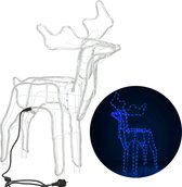 Renne de Springos | Tête mobile | 216 lumières LED | Bleu