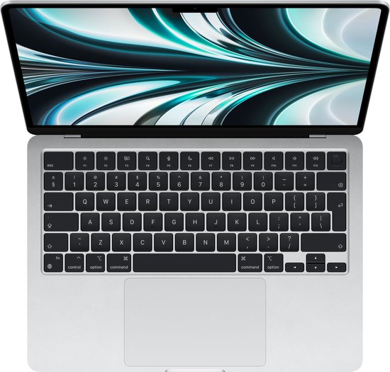 Apple MacBook Air (2022) MLY03N/A - CTO - 13.6 inch - Apple M2 - 512 GB - Zilver