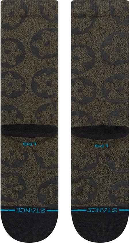 Kapital calzini beige con tallone blu e punta arancione