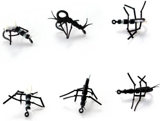 PB Products - Insectes Zig - 4 pièces - Jaune Fluo / Rose Fluo