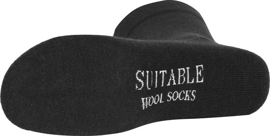 Convient - Chaussettes Merino Zwart Lot de 2 - 39-42 -