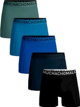 Muchachomalo Heren Boxershorts 5 Pack - Normale Lengte - XXL - 95% Katoen - Mannen Onderbroek met Zachte Elastische Tailleband