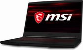 MSI Gaming GF63 11SC-462BE Thin Laptop 39,6 cm (15.6") Full HD Intel® Core™ i5 i5-11400H 16 GB DDR4-SDRAM 512 GB SSD NVIDIA® GeForce® GTX 1650 Wi-Fi 6 (802.11ax) Windows 11 Home Zwart