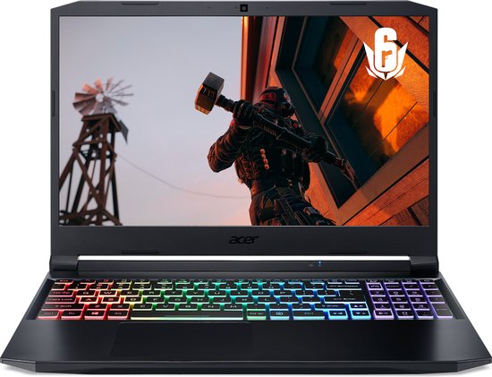 Acer Nitro 5 AN515-45-R4GB - GeForce RTX 3060, 16 GB RAM, 512 GB SSD, 15.6 inch 144 Hz scherm