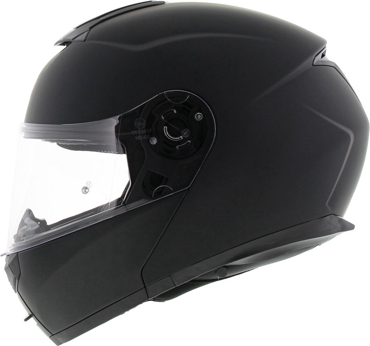 Claw Travel-X systeemhelm mat zwart M 57-58 cm voor motor en scooter